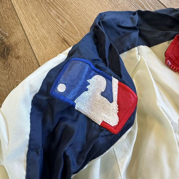 Vintage Atlanta Braves Jacket Pro Player Mens XXL Multicolor Windbreaker MLB 90s - Picture 7 of 12